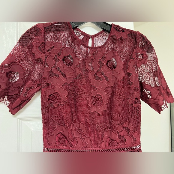 Self Portrait Fairycore Tiered Guipure Floral Lace Maxi Dress - Picture 9 of 11